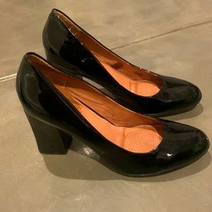Black patent leather Corso Como heels - 9.5